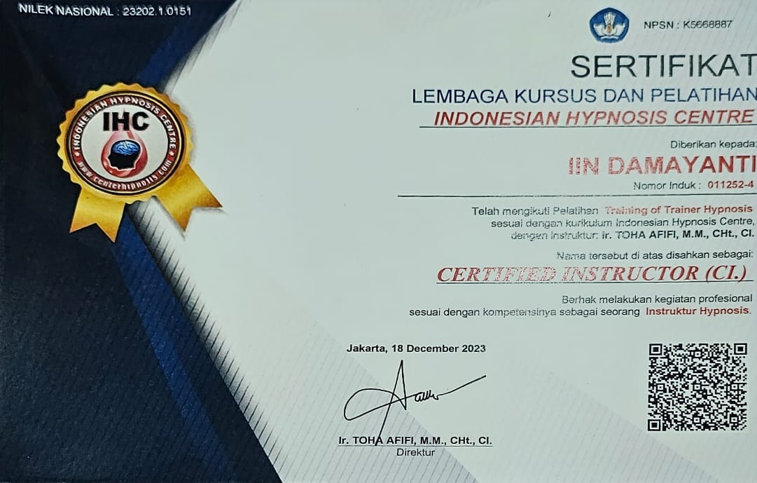 Certified Instructor